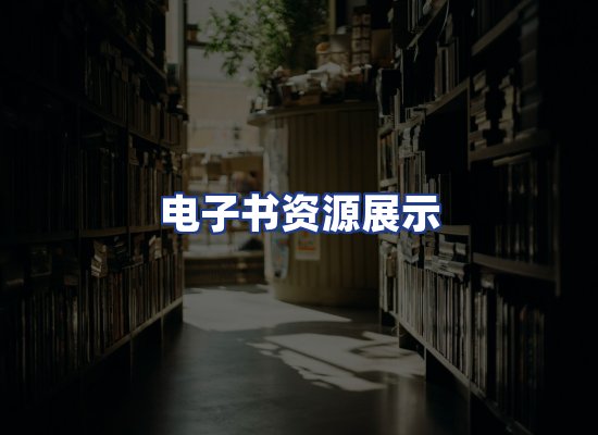 电子书资源展示